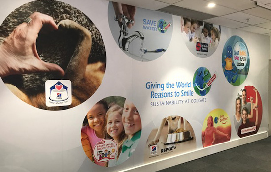 Colgate Interior Signage